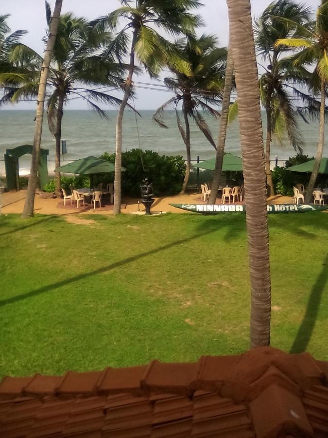 Ninnada Beach Hotel Marawila Eksteriør bilde